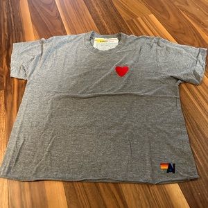 Aviator nation heart tshirt